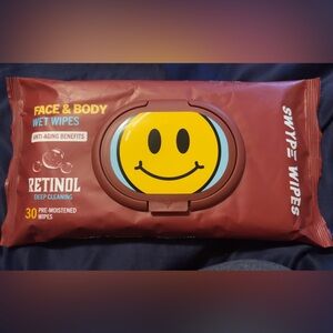 Retinol Face & Body Wet Wipes - with anti-aging benefits